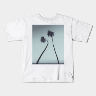 Palm Trees and sky - Aesthetic Kids T-Shirt